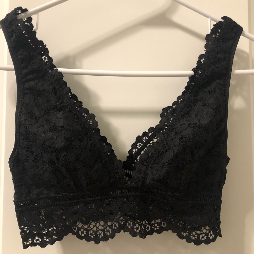 VS XS Black lace bralette